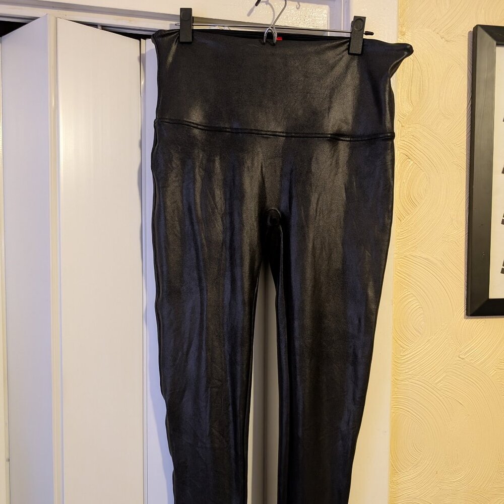 NWOT SPANX leather look leggings